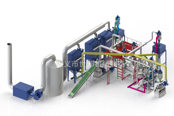 1.5吨锂电池回收设备生产线