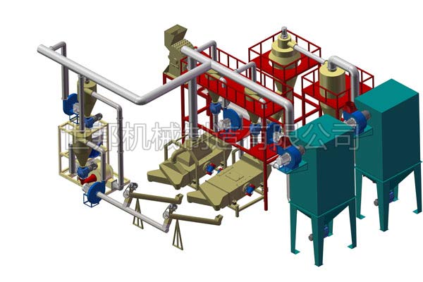 手机锂电池回收处理设备生产线
