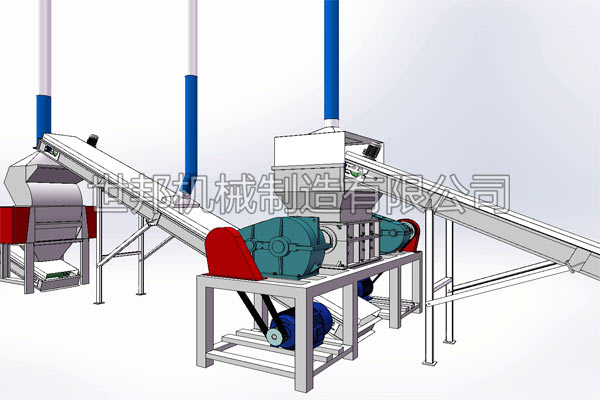 锂电池破碎回收设备采用环保工艺设施